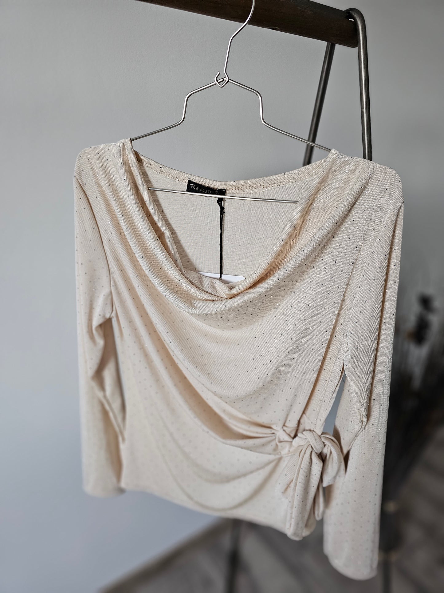 Bluse mit Wickel Design