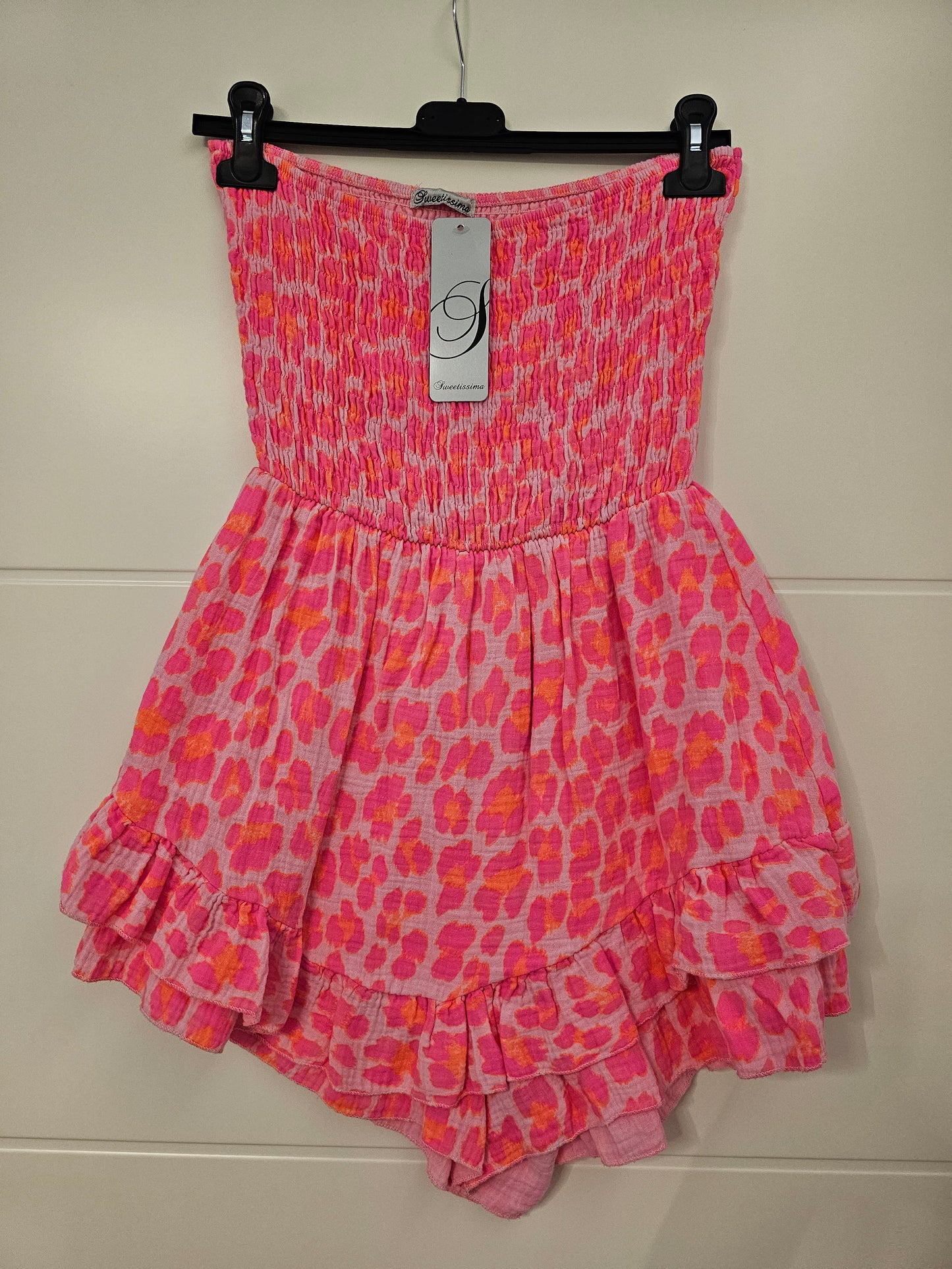 Musselin Jumpsuit Leo Pink