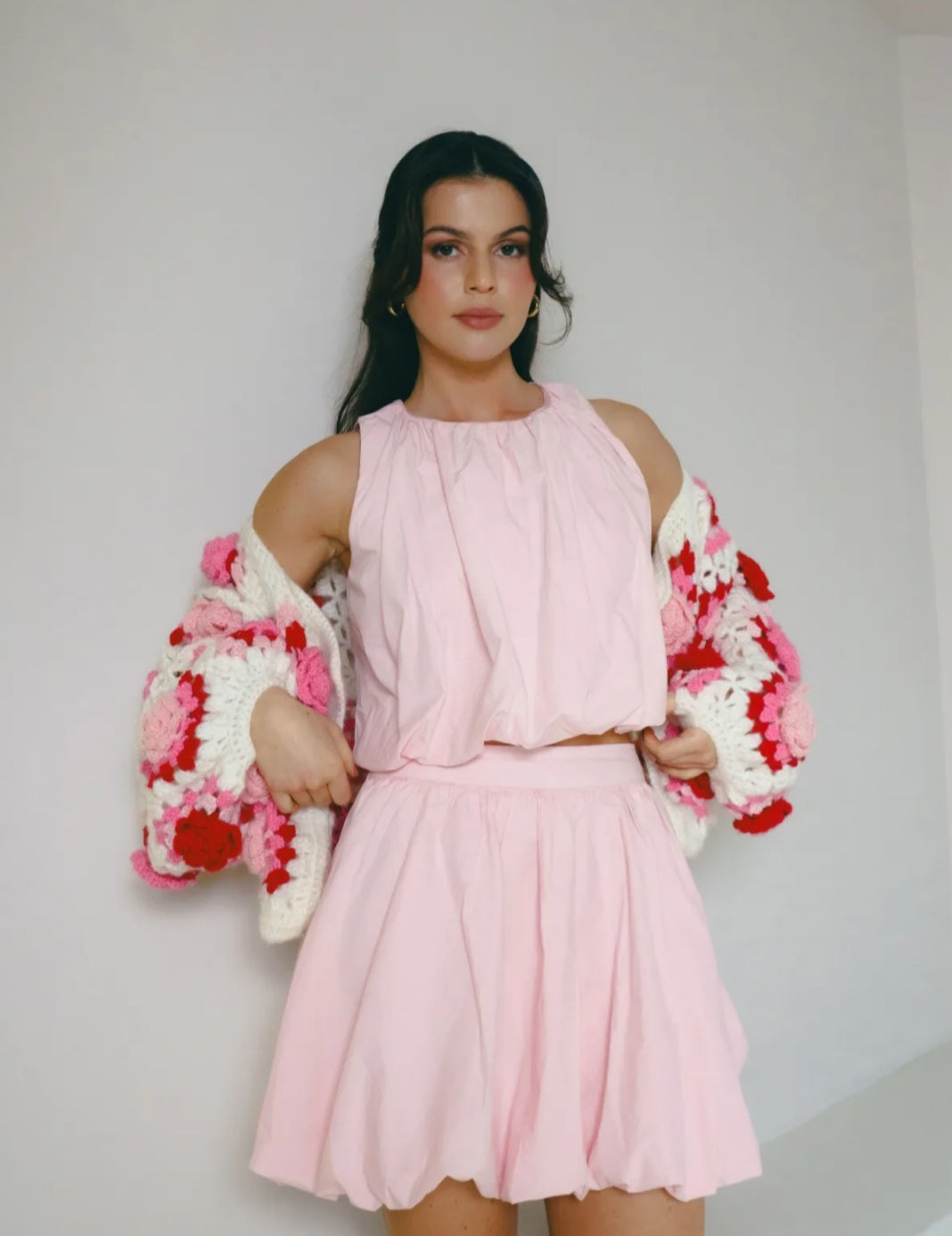 Häkelcardigan Rose