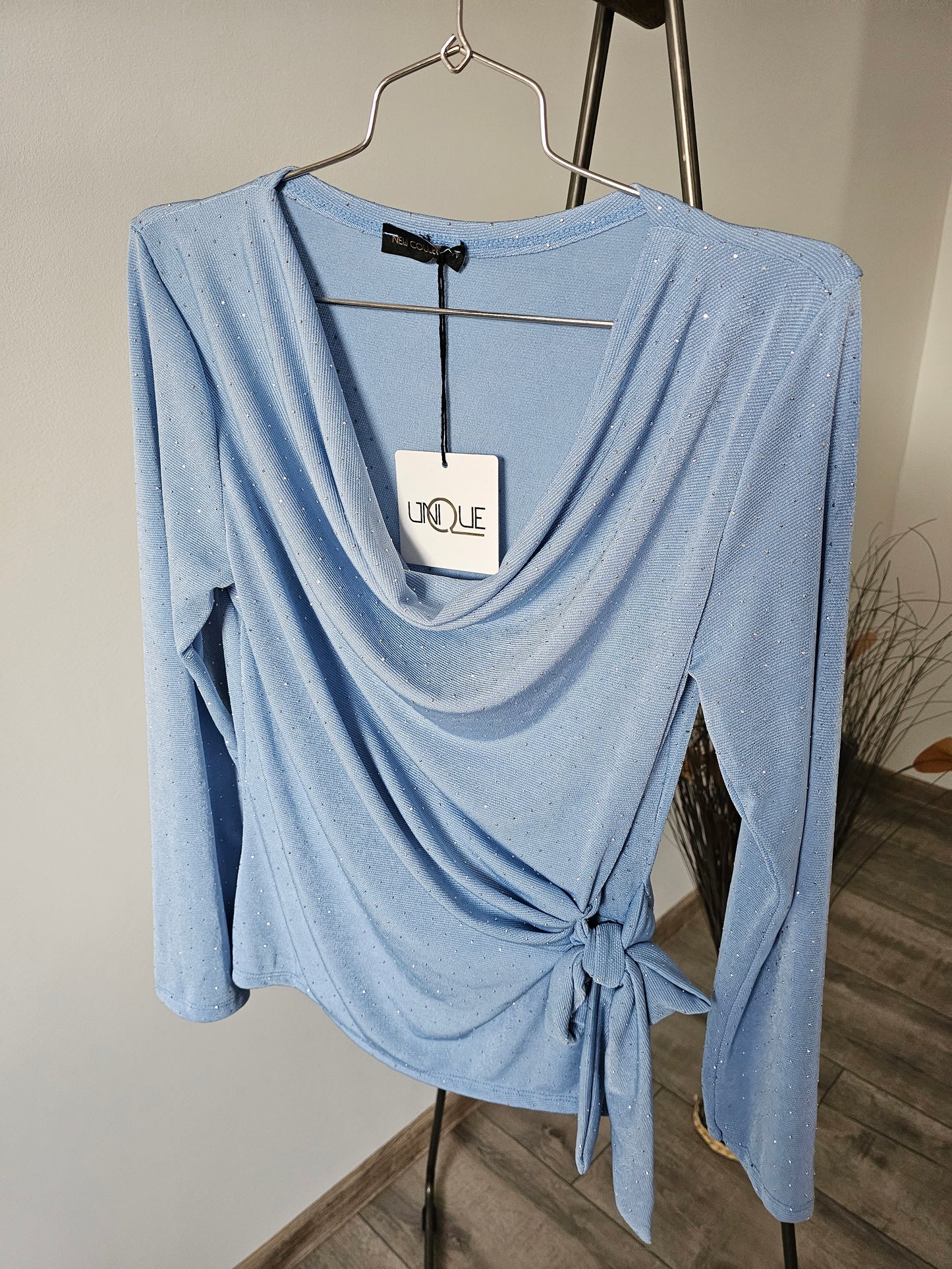 Bluse mit Wickel Design