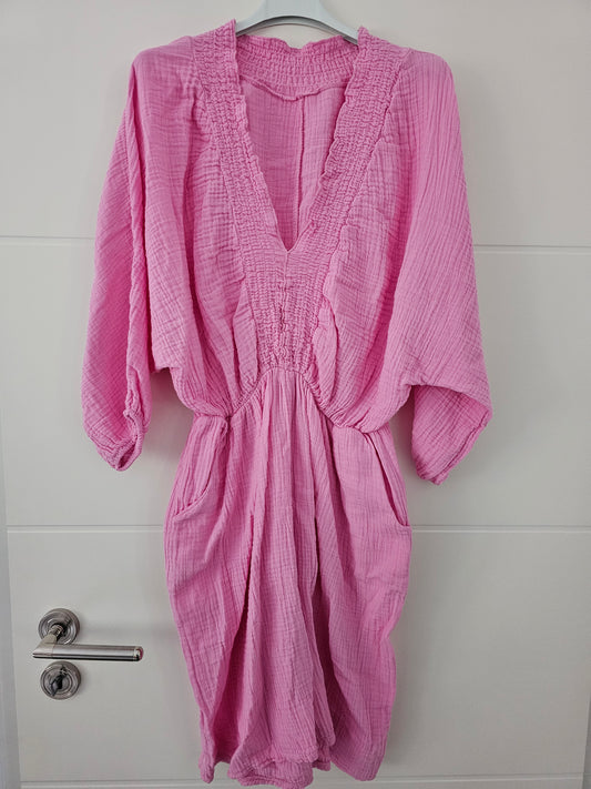 Musselin Kleid Lola rosa