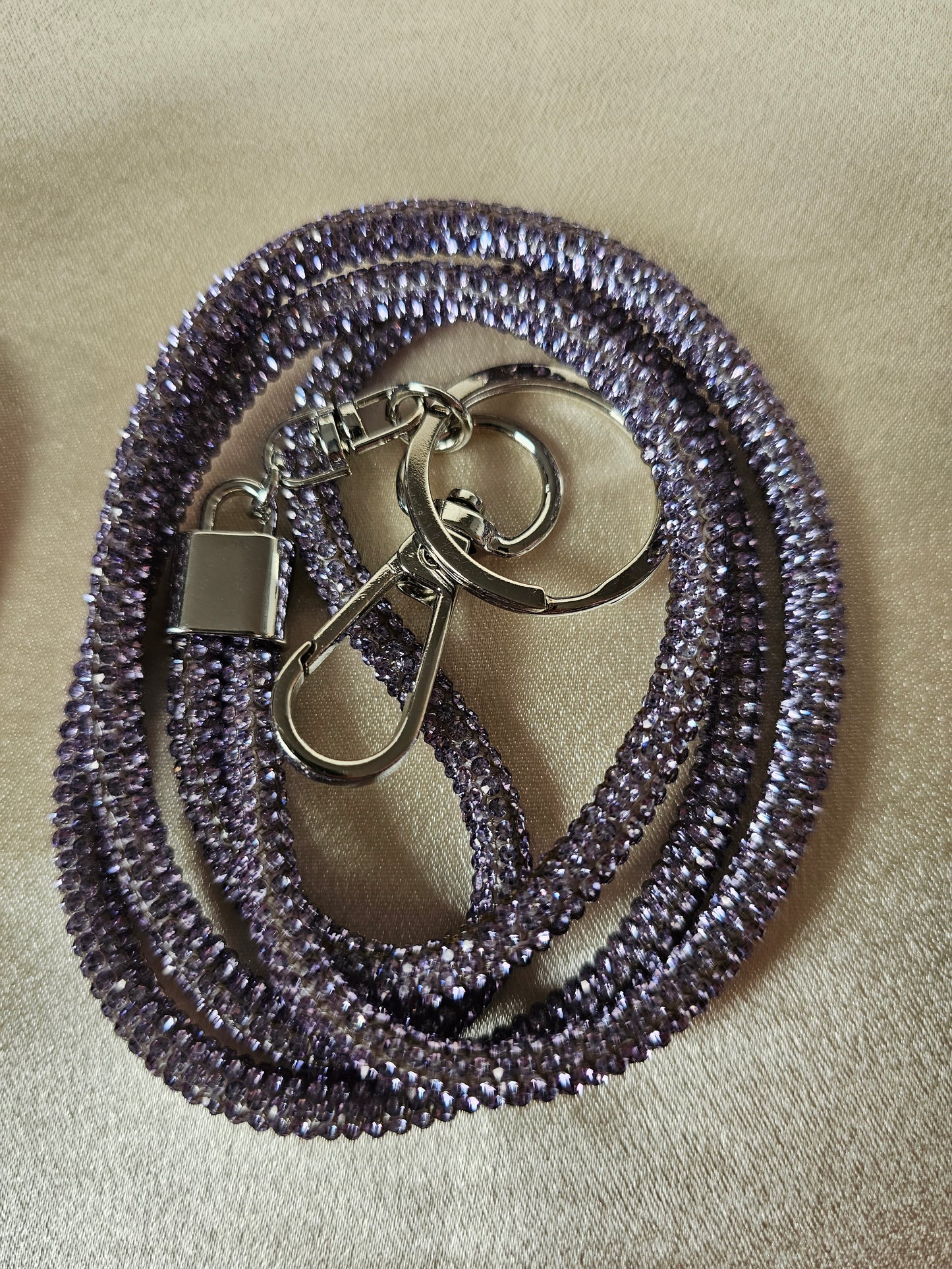 Schlüsselanhänger / Handykette Glitzer