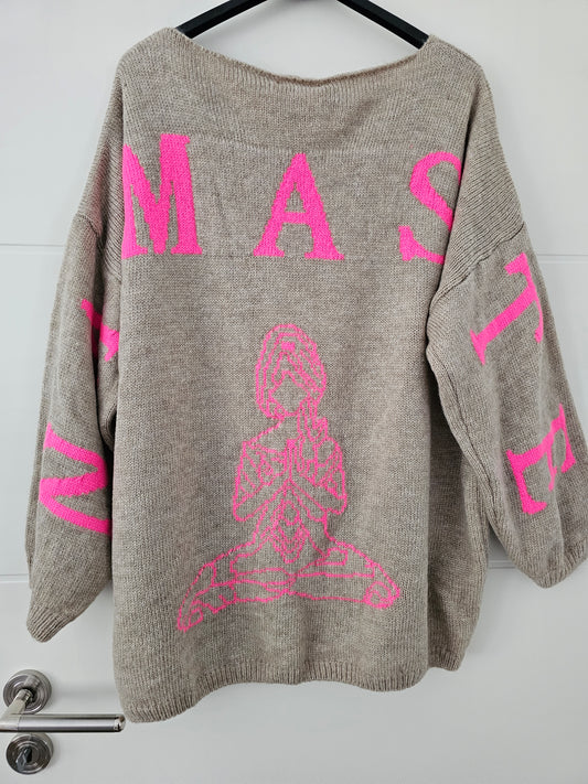Pullover Namaste Beige/Pink
