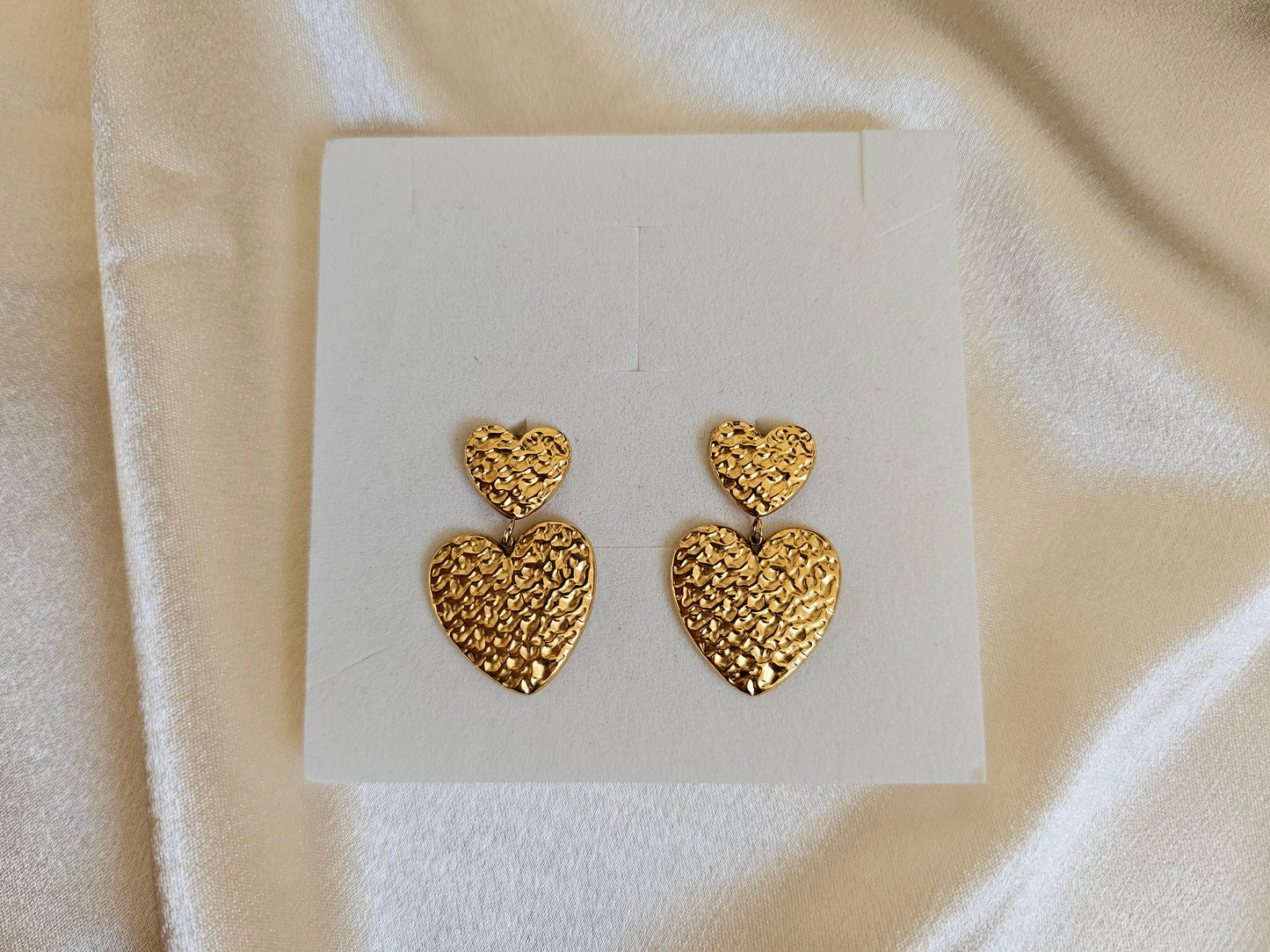 Ohrringe Double Heart