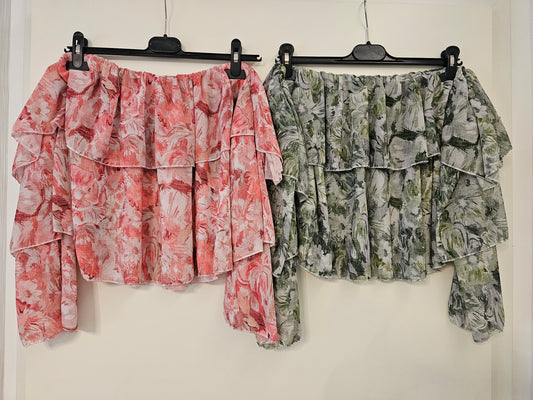 Offshoulder Bluse