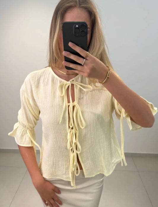 Bluse Pia gelb