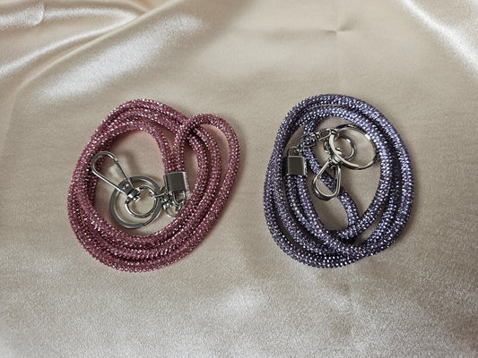 Schlüsselanhänger / Handykette Glitzer