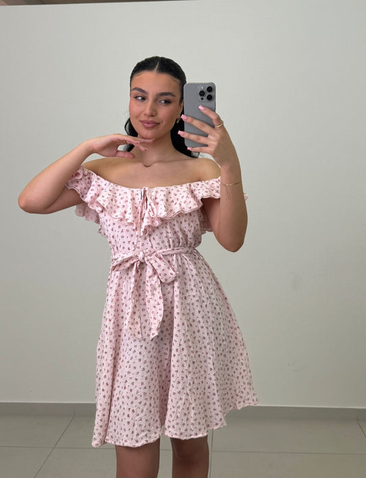 Musselin Kleid Dana Rosa