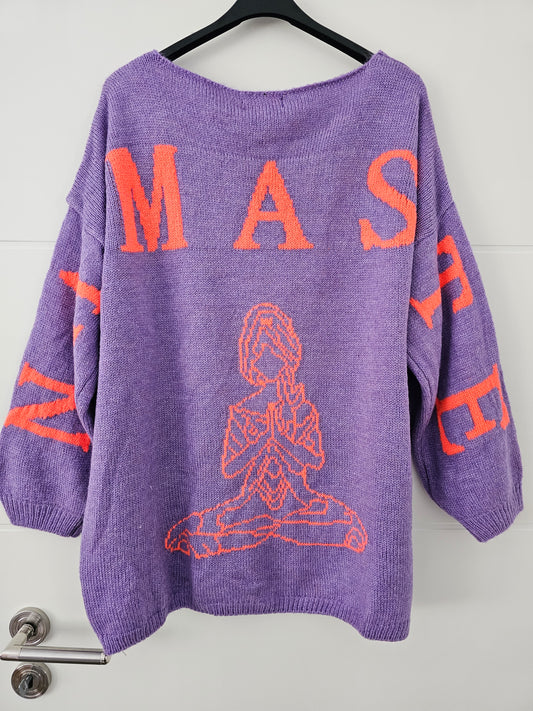 Pullover Namaste Lila/Orange