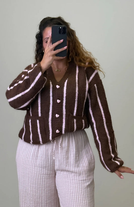 Cardigan Love Schoko
