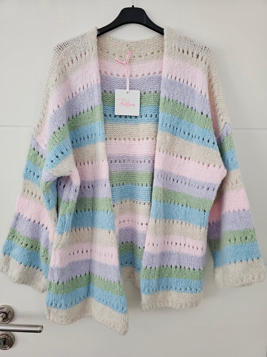 Cardigan Bea Blau/Grün/Flieder/Rosa/Beige